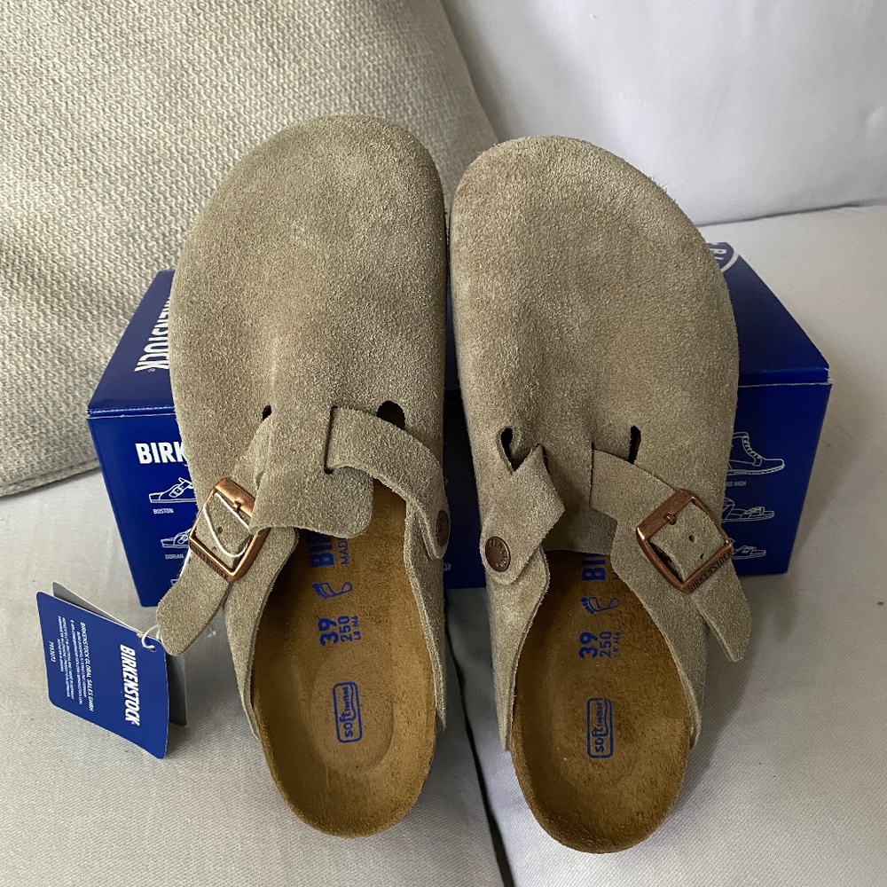 Birkenstock Boston Clog Taupe 39
